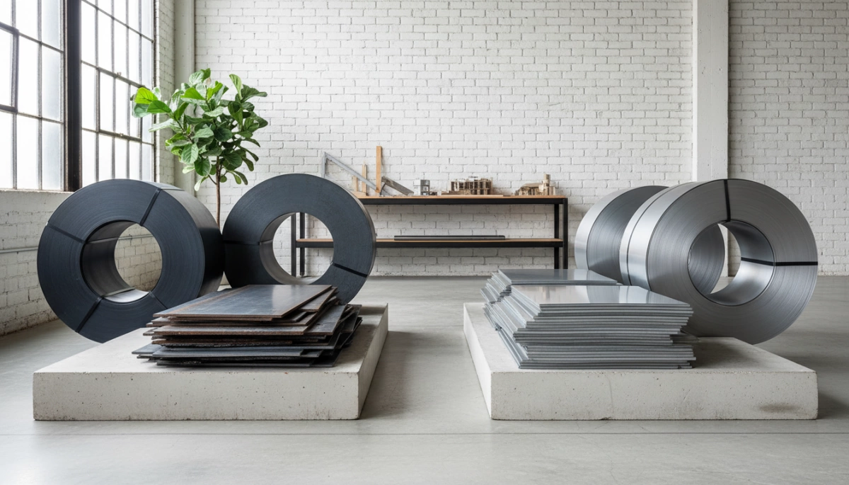 what is hot rolled and cold rolled steel