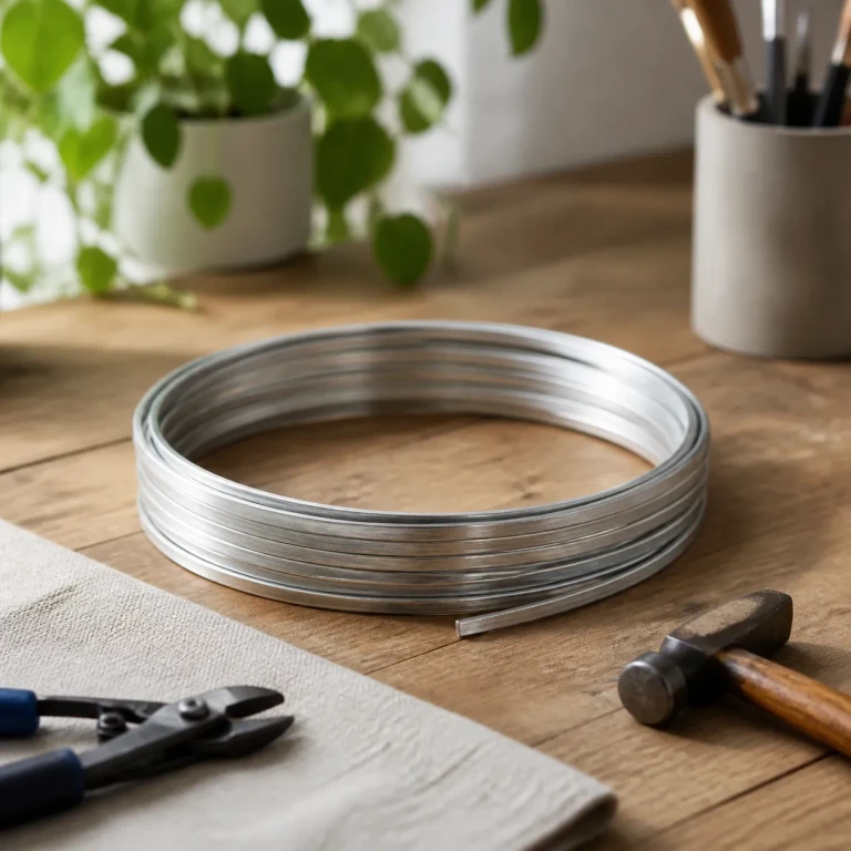 Flat metal wire with precise dimensions durable finish and customizable materials for hardware automotive and electronics