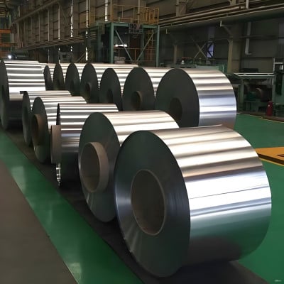 Aluminum coil rolls for industrial applications